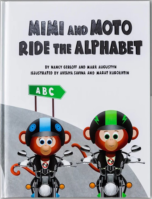 Mimi and Moto Ride the Alphabet Kids Book for age 4-6
