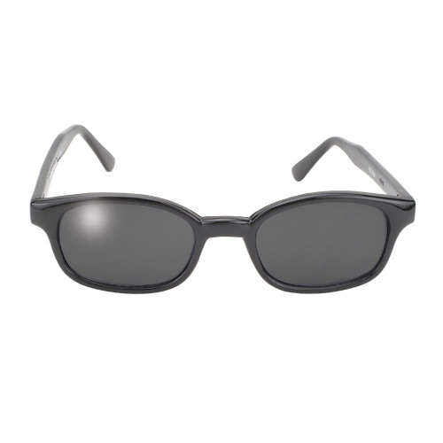 Original KD's Biker Eyewear - Smoke Lens Black Frame