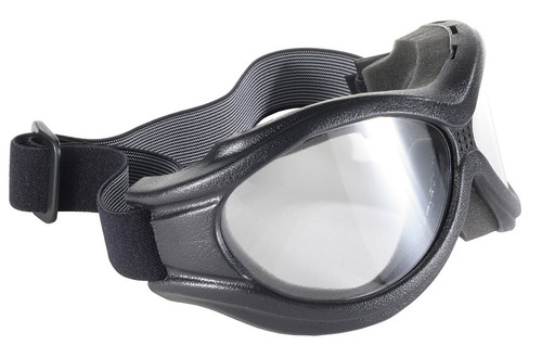 Motorcycle Riding Goggles Clear Lens-The Beast 4595 Large Frame OTG on some eyewear