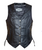 Ladies Premium Black Lambskin w/Side Lace Vest