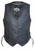 Ladies 'Bessie' Premium Grey Lambskin Vest w/ Side Lace