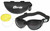 Biker Goggle Set with Interchangeable Lens Clear, Smoke and Yellow