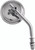 HARDDRIVE 3" ROUND MIRROR W/4" STEM CHROME L/R