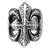 Cross Steel Biker Ring 