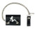 MUD FLAP GIRL TRI-FOLD WALLET W/ CHAIN