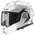 LS2 Advant X Solid Gloss White 180 degree Modular Motorcycle Helmet