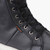 Men's Black Waterproof Leather Street Riding Shoes