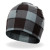 Grey Plaid Helmet Liner