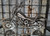LARGE METAL MC ART CHOPPER  12in WITH REAL CHAIN WHEELS