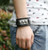 Punk Skull Leather Snap Bracelets B3667-1