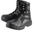 Men's 9-Inch Black Leather Swat Style-Tactical Lace-Up Motorcycle Biker Boots