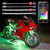 XK GLOW MINI ACCENT LIGHT For Motorcycles APP Controlled KIT 8PC Set