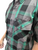 Green Black High Road Bamboo Short Sleeve Casual Wear Biker Shirt