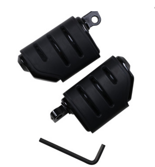 Trident Dually ISO® Black Pegs With Harley Male Clevis Mount - Riders ...