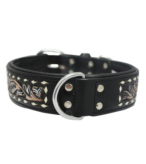 Angel Laredo Leather Dog Collar 1.5"