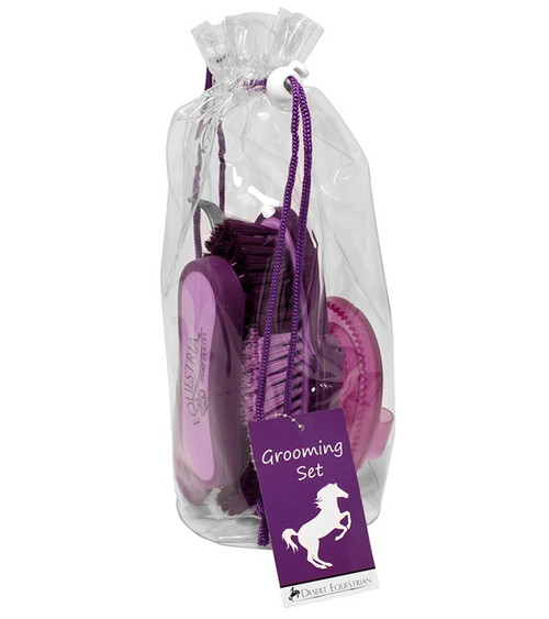Equestria Sport Duffel Bag Grooming Set 4 piece Purple