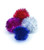 Rascals® Glitter Pom Poms 1.5"