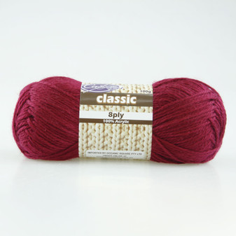 Cast On Classic 8ply Claret - 10 pack | Prices Plus