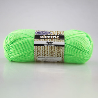 Cast On Electric 8ply Green - 10 pack | Prices Plus