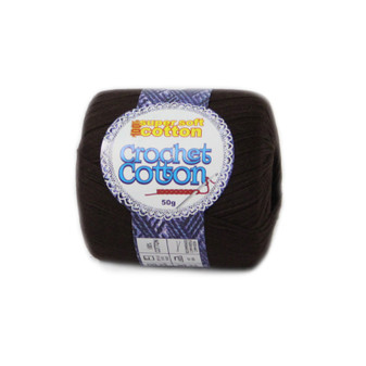 Crochet Cotton Chocolate 50g - 10 Pack | Prices Plus