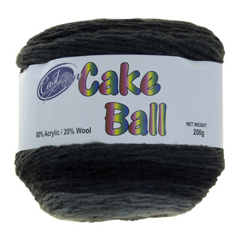 Cake Yarn 200G Licorice | Prices Plus