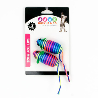 Ruckus & Co Cat Toy Mice 2PK | Prices Plus