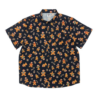 Finn & Fiona - Adults Christmas Hawaiian Gingerbread Shirt