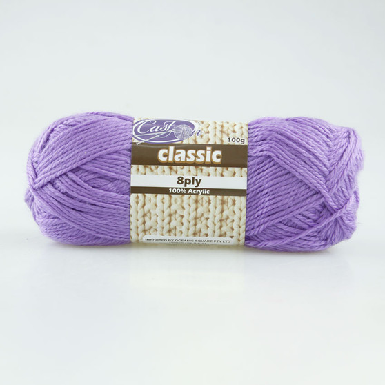 Cast On Classic 8ply Jacaranda - 10 pack | Prices Plus