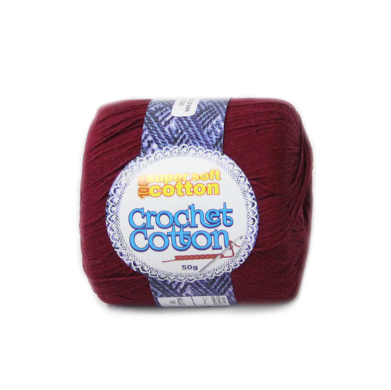 Crochet Cotton Shiraz 50g - 10 Pack | Prices Plus