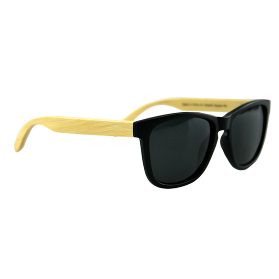 Polarised Bamboo Sunglasses Adult Black | Prices Plus