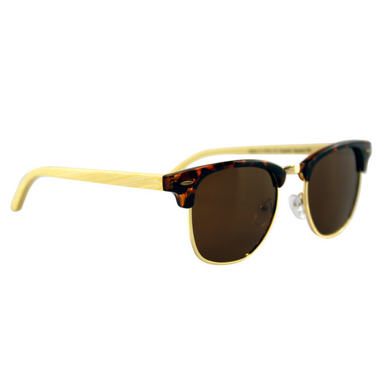 Polarised Bamboo Sunglasses Adult Tortoise Shell | Prices Plus