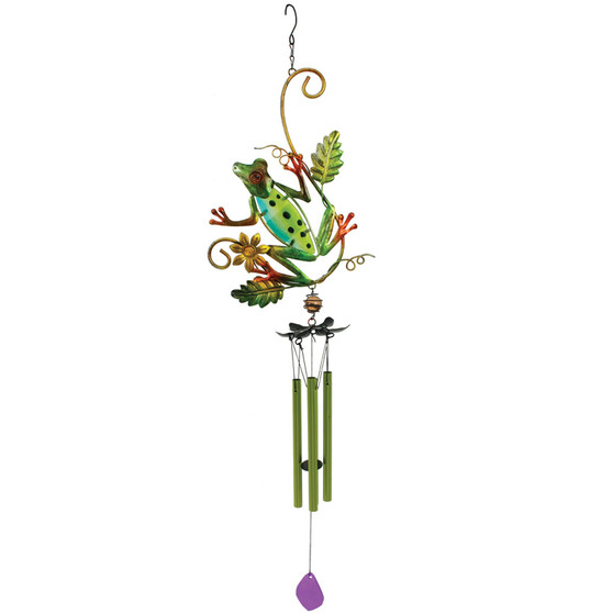 Frog and Leaves Windchime | Prices Plus