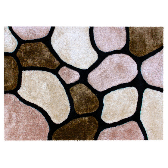 Stone Look Shaggy Rug - MED | Prices Plus