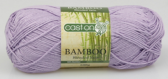 Cast on Bamboo Cotton Blend 100g Lavender - 10 Pack