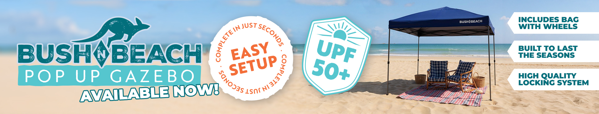 Bush n Beach 3x3 Metre Gazebo