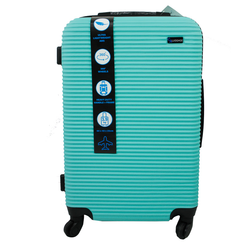 ABS Suitcase 60cm Green Prices Plus