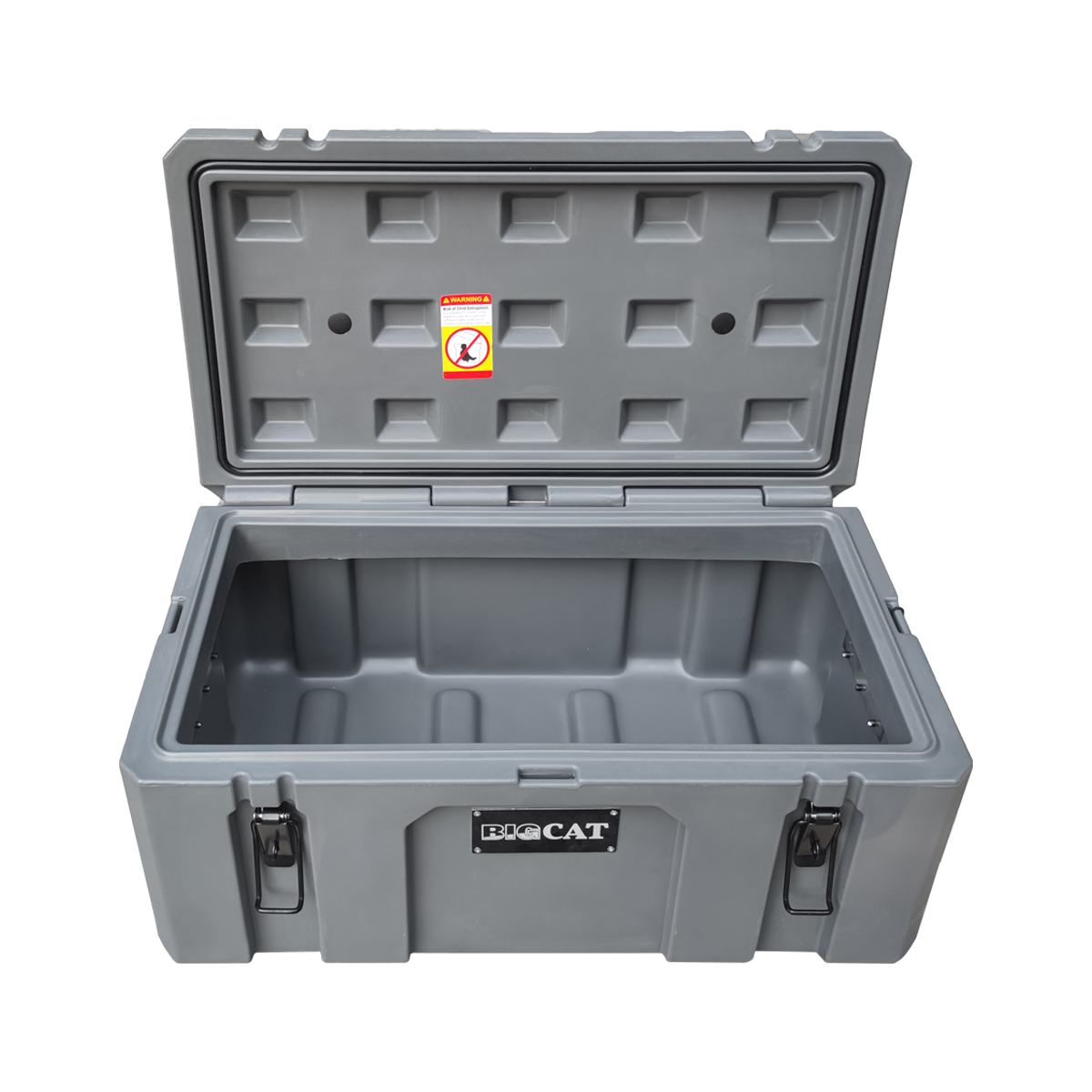 50L Hard Shell Tool Box - Grey - Prices Plus