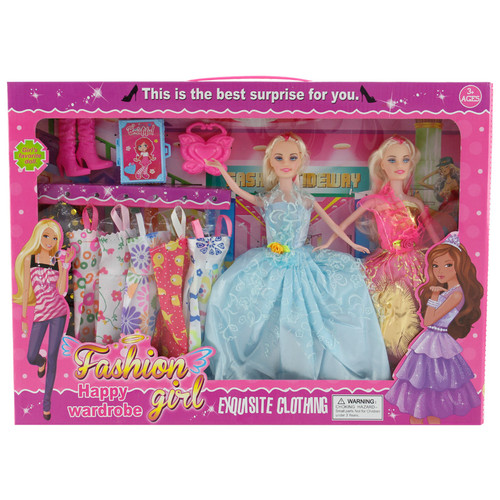 2 Dolls Set With Accessories Prices Plus
