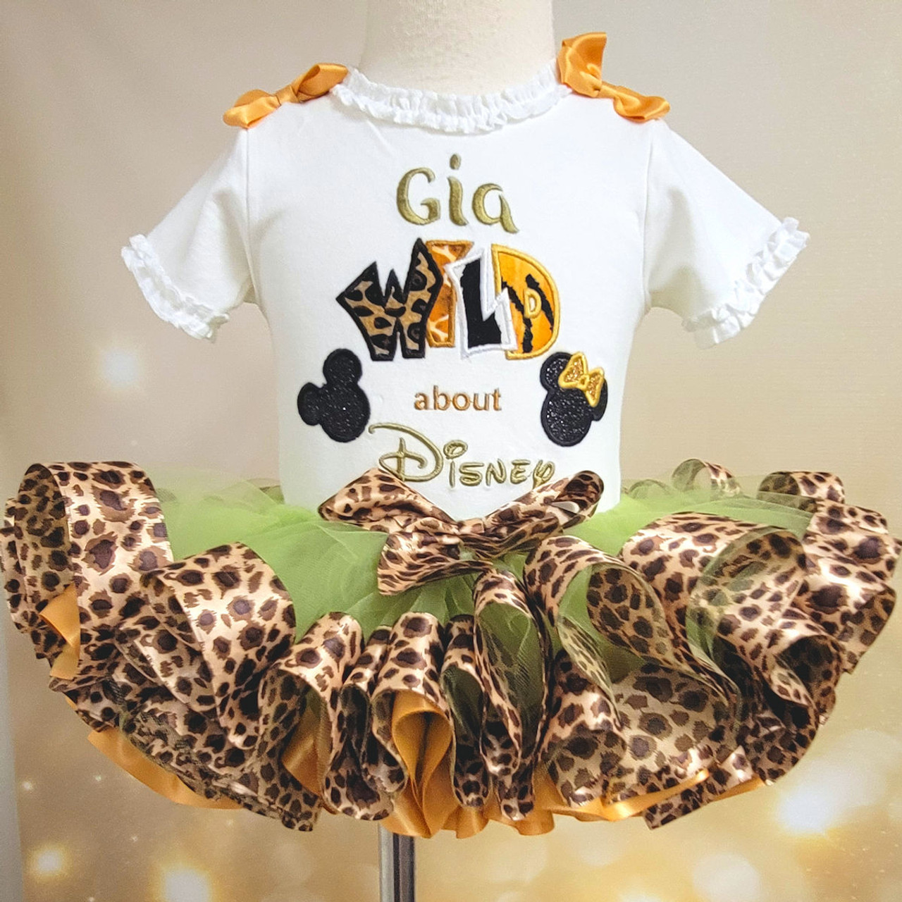 Animal Kingdom Outfit, Custom embroidered