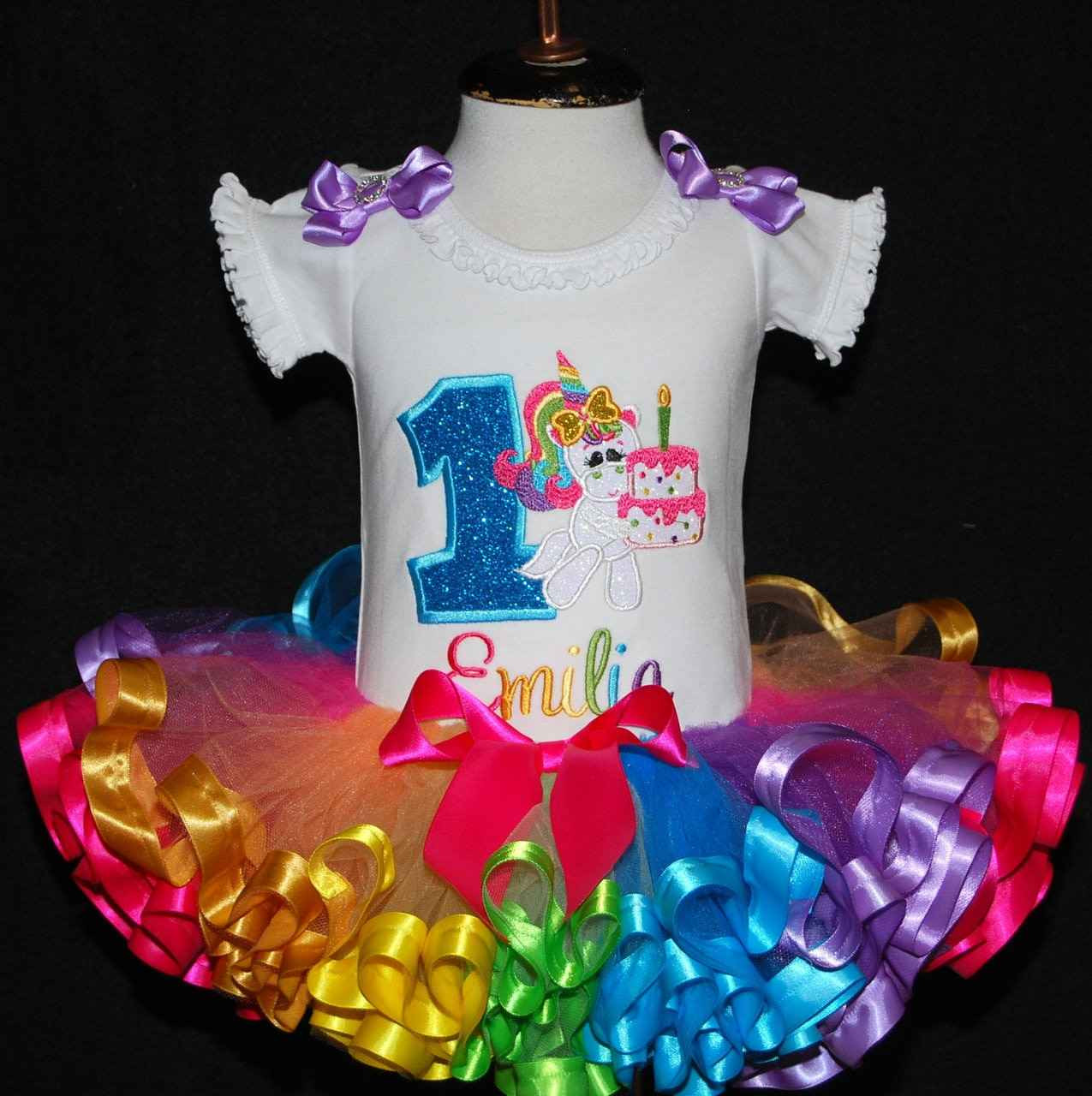 Unicorn Costume Birthday Dress in Pink or Blue - Best Dressed Tot - Baby  and Children's Boutique