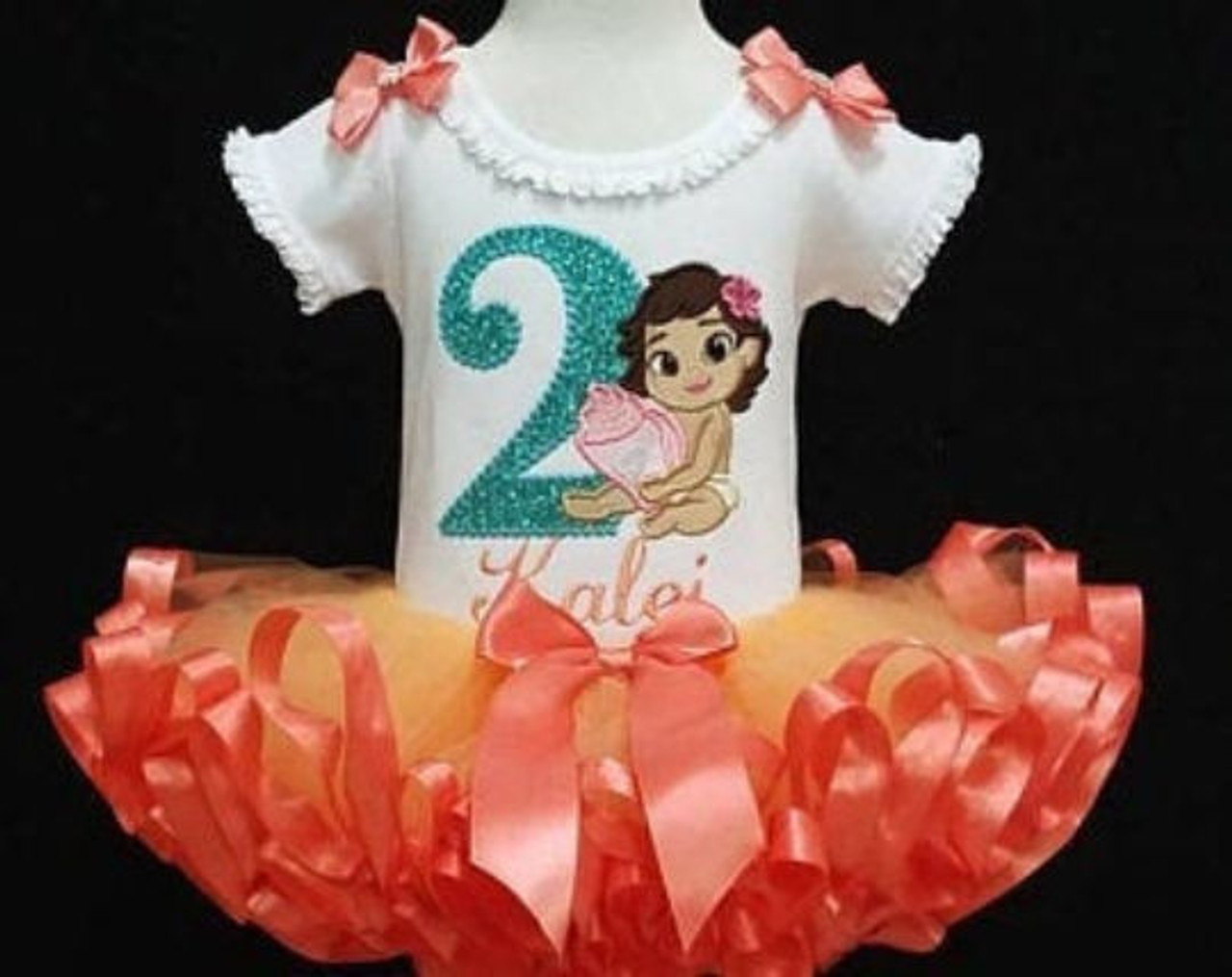 Moana 2nd shop birthday outfit