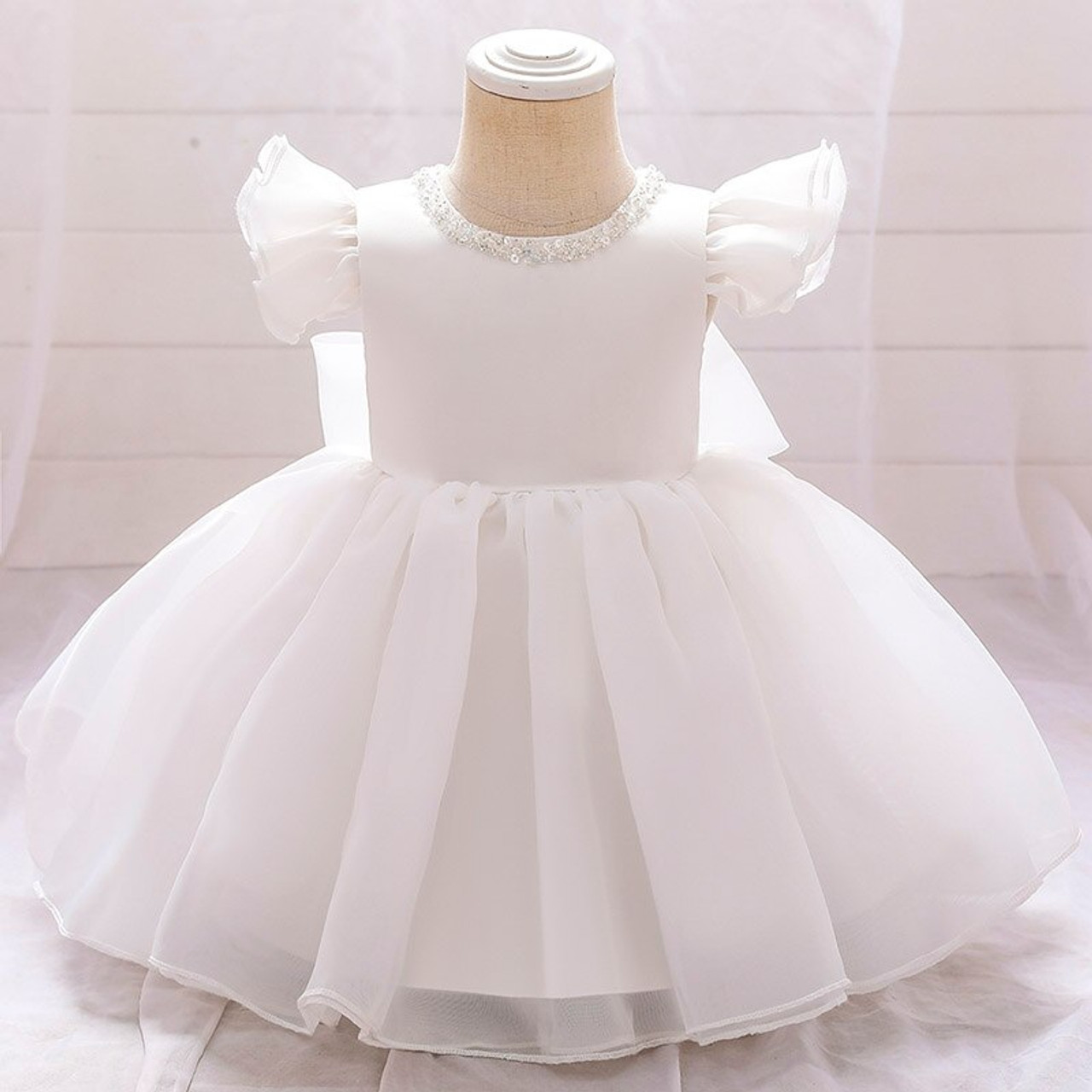 Girl Christmas Dress Baby Girl Princess Dress Autumn Bow Puffy Toddler –  marryshe