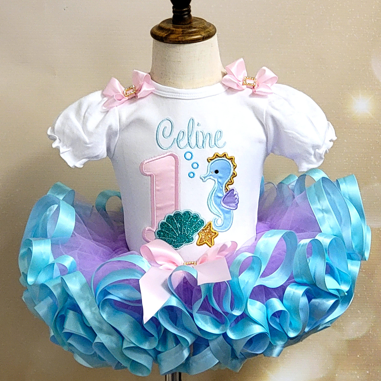open lace back dress Under The Sea Fan Set