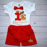 lion king 1st birthday outfit,  1st birthday boy outfit