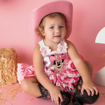 2nd birthday outfit girl, Miss Mouse cowgirl