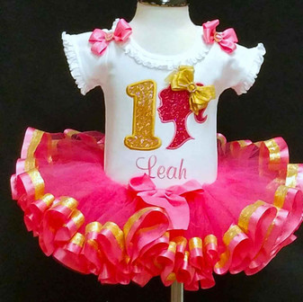 Barbie Birthday Outfit, 1st Birthday Outfit