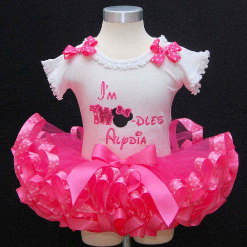 2nd Birthday tutu outfit, Im Twodles