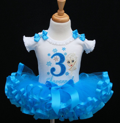 Frozen 3rd Birthday Outfit-