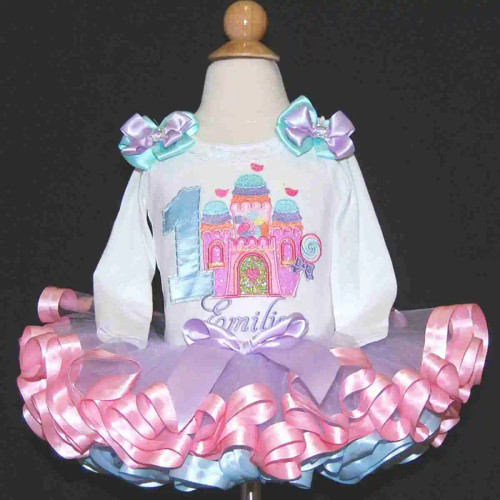 Ice cream castle 1st birthday outfit