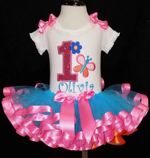 1st birthday girl outfit butterfly birthday set